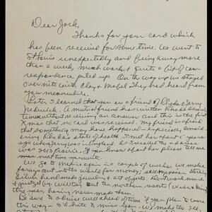 a page of handwritten text