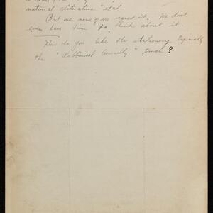 a page of handwritten text