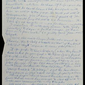 a page of handwritten text