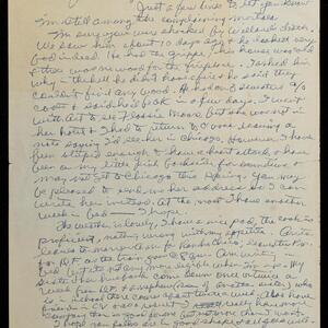 a page of handwritten text