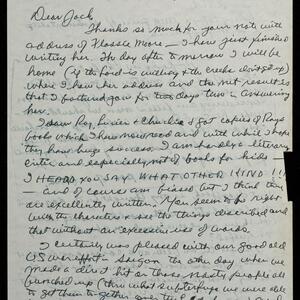 a page of handwritten text