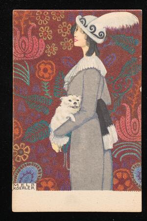 Woman with dog