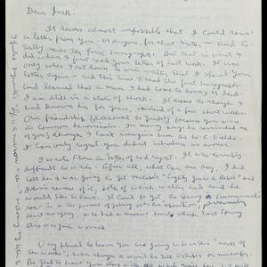 a page of handwritten text