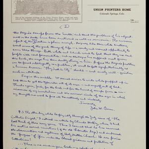 a page of handwritten text