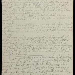 a page of handwritten text