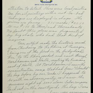 a page of handwritten text