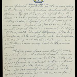 a page of handwritten text