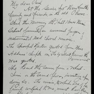 a page of handwritten text