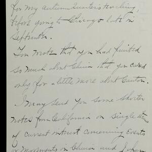 a page of handwritten text
