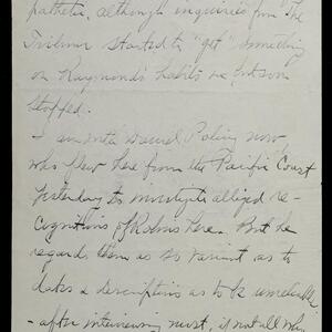 a page of handwritten text