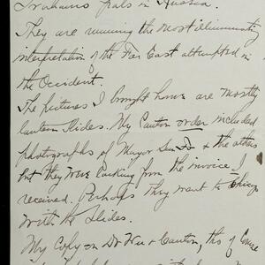 a page of handwritten text