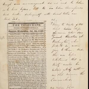 a page of handwritten text