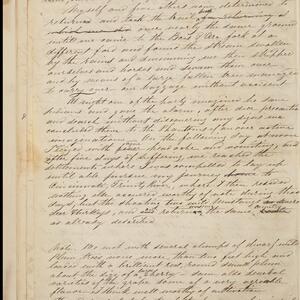 a page of handwritten text