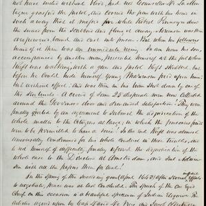 a page of handwritten text