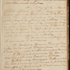 a page of handwritten text