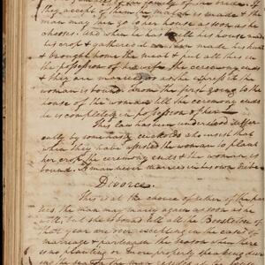 a page of handwritten text