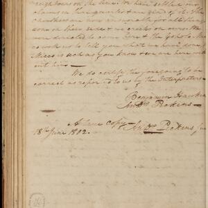 a page of handwritten text