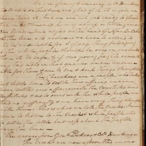 a page of handwritten text