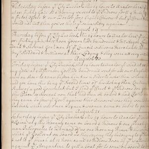 a page of handwritten text