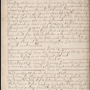 a page of handwritten text