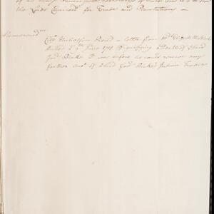 a page of handwritten text