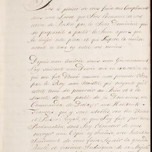 a page of handwritten text