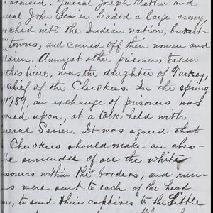 a page of handwritten text