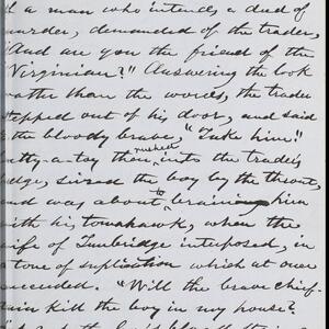 a page of handwritten text