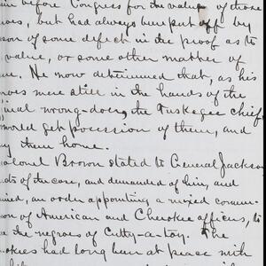 a page of handwritten text