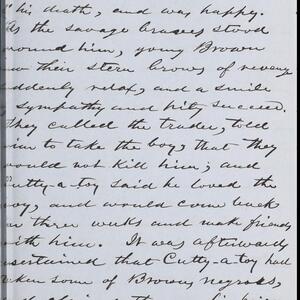 a page of handwritten text