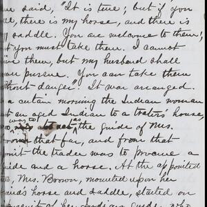 a page of handwritten text