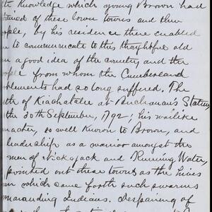 a page of handwritten text