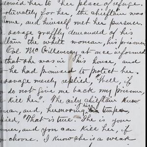 a page of handwritten text