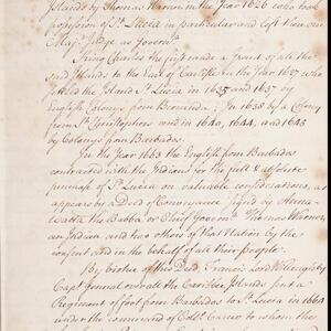 a page of handwritten text