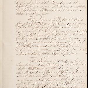 a page of handwritten text