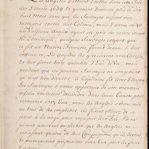 a page of handwritten text