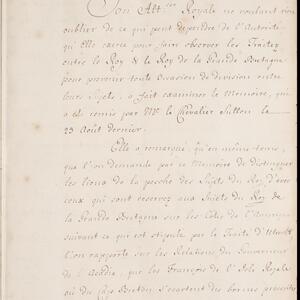 a page of handwritten text