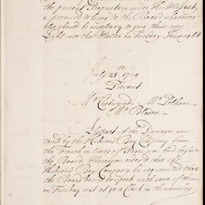 a page of handwritten text