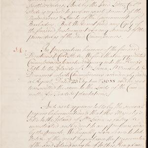 a page of handwritten text