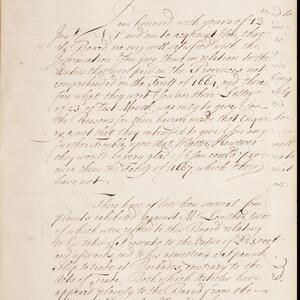 a page of handwritten text