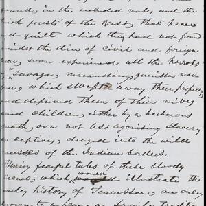 a page of handwritten text