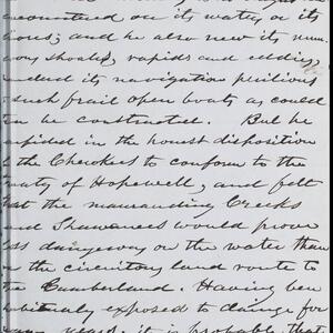 a page of handwritten text