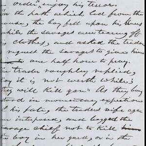 a page of handwritten text