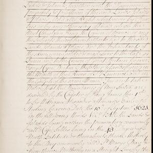 a page of handwritten text