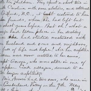 a page of handwritten text