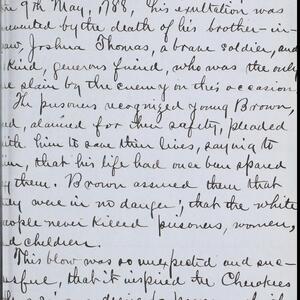 a page of handwritten text