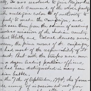 a page of handwritten text