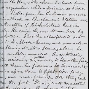 a page of handwritten text