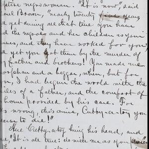 a page of handwritten text