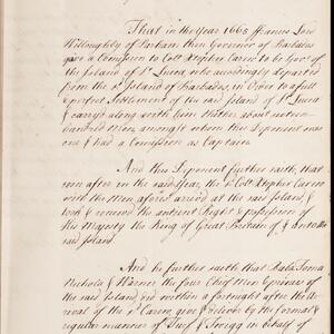 a page of handwritten text